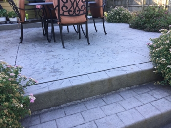 Custom stamped concrete Buffalo NY