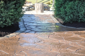 Specialty concrete finish WNY