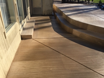 Stamped concrete pool deck Amherst NY