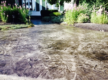 Decorative concrete walkway Clarence NY