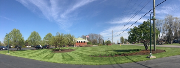 Wide-format landscape project photo