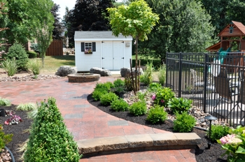 Mid-season bed weeding Clarence NY